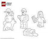Lego City Coloring Pages Undercover Cherif Prisoner Printable sketch template