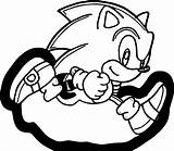 Coloring Running Pages Sonic Getcolorings Printable sketch template