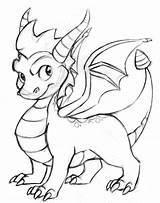 Spyro Dragon Skylanders Dragoart Encequiconcerne Giants Comic Tegning Spyros Coloriages Lineart Imprimer Template Tegninger Drage Idéer Kruseduller Ting Tegne Enhjørning sketch template