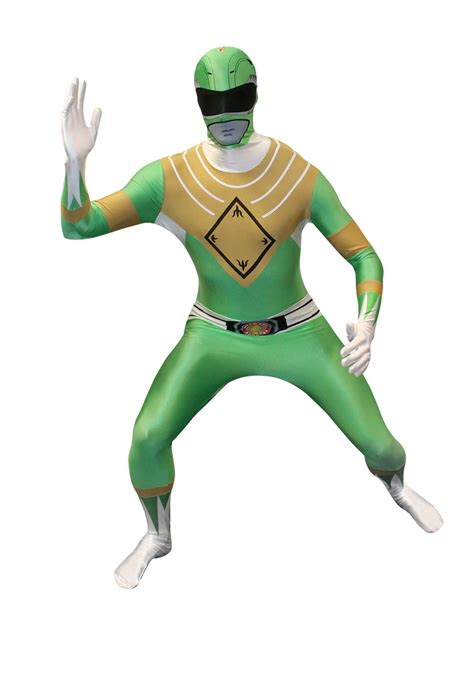 power rangers green ranger morphsuit costume