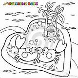 Islet Coloring Designlooter 400px 59kb sketch template