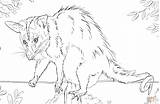 Opossum Coloring Drawing Pages Printable 1527 32kb Getdrawings sketch template