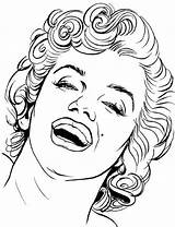Marilyn Monroe Coloriage Coloriages Siluetas Colorier Marilynmonroe Dessin Vasallo Dibujar Ceasar Celebrites Choses Gener Passer Petite Ne Prenom Commentaires Savoir sketch template