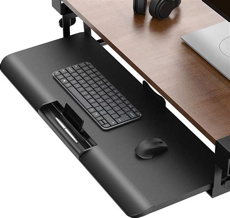 buy fenge push pull keyboard drawer  desk  clamp  keyboard tray
