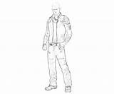 Infamous Macgrath Character sketch template