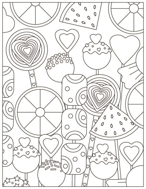 candy coloring pages sweets coloring candies pages