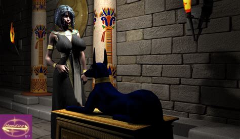 Queen Opala And The Shrine To Anubis 3 By The Moonking On