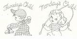 Child Coloring Sour Sad Pages Monday Famlii Thursdays These Mondays sketch template