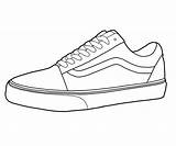 Vans Shoe Drawings Coloring Drawing Shoes Sneakers Sketch Pages Sketches Nike Choose Board sketch template