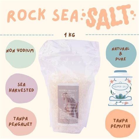 jual pure sea salt kemasan  gram  garam kasar  lapak soebi antiq