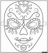 Masken Ausdrucken Maske Ausmalbilder Kinderbilder Bestimmt Umris Toten sketch template