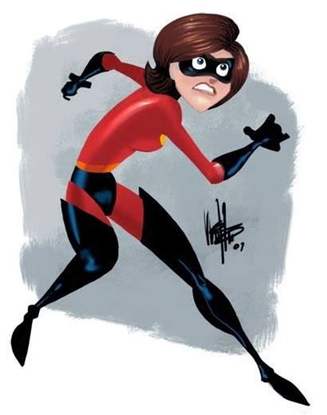 elastic girl by mel milton disney animation the incredibles pixar characters