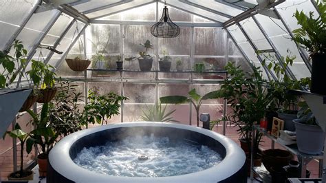 Tropical Hot Tub Greenhouse See More Ideas About Hot Tub Greenhouse