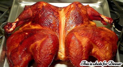 smoked spatchcocked injected turkey on the g rillaque g rillaque