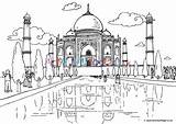 Pages Colouring India Around Taj Mahal Places Coloring Famous Children Sheets Travel Colour Activityvillage Activity Village Traditional Cultural Indian Kids sketch template