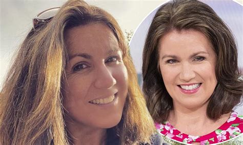 susanna reid 50 looks radiant with blonde highlights and fake tan in