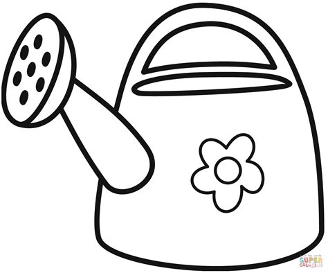 watering  coloring page  printable coloring pages