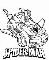 Spiderman Coloring Lego Pages Batman Spider Man Car Set Avengers Print Superhero Easy sketch template