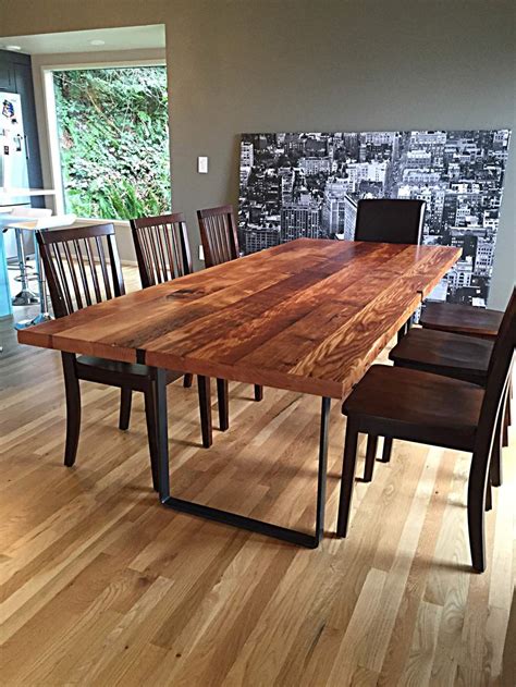learn   woodcrafts reclaimed wood dining tables