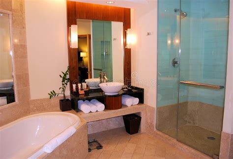 resort hotel bathrooom stock photo image  holiday