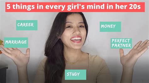 5 things in every girl s mind in 20 s twenties livinfi youtube