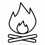 Campfire Fuoco Lagerfeuer Pinclipart Bivacco sketch template