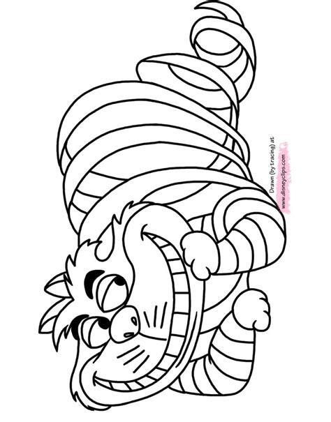 cheshire cat coloringgif  cat coloring page cheshire cat