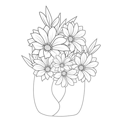 daisy flower coloring pages simple daisy flower coloring pages daisy