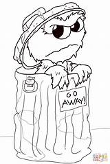 Oscar Coloring Grouch Pages Grumpy Drawing Printable Template Print Comments Getdrawings sketch template
