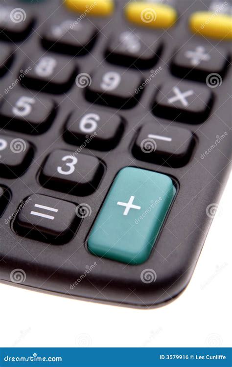 calculator stock foto image  sluit toevoeging punt