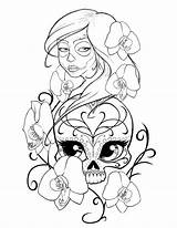 Coloring Skull Pages Printable Popular sketch template