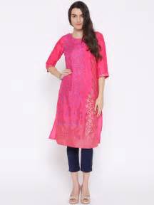 aurelia festive wear kurti  pink color  wku gfashioncom