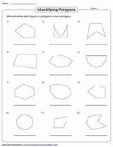 Identifying Polygons sketch template