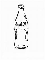 Cola Coca Coloring Pages Printable Bottle Para Colorear Print Imagenes sketch template