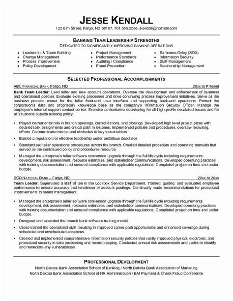 team leader resume skills   application