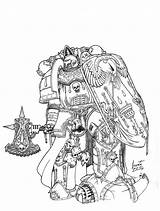 Warhammer 40k Coloring Space Marine Para Deviantart Blood Dibujar Armaduras Death Guard Angels Pages Espaciales Animados Lobos Dibujos Givon Book sketch template