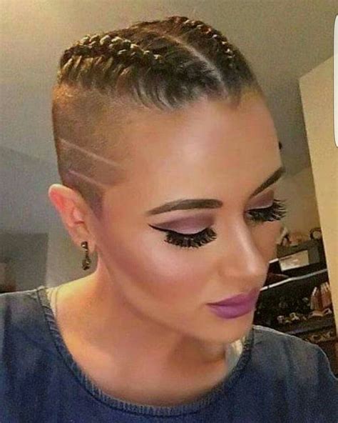 love this style undercut hairstyles half shaved hair shaved side hairstyles
