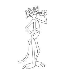 top  pink panther coloring pages   toddler