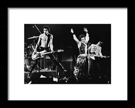 the sex pistols in concert at the framed print by george rose
