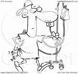Patient Hospital Cartoon Needles His Clip Toonaday Butt Outline Illustration Royalty Rf Clipart 2021 sketch template