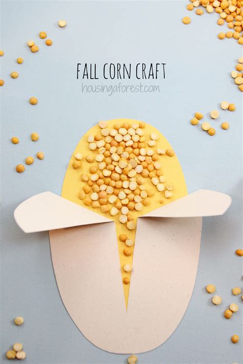 easy corn craft housing  forest