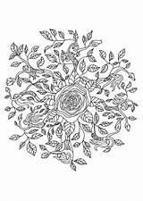 Coloring Hugolescargot Fleur Zendala Mandalas Kleurplaat Coloriages Arbre Arbres Vlinder Flowers Seç Partager Ccmcms 595x Ccm2 sketch template