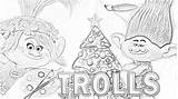 Trolls Dreamworks sketch template
