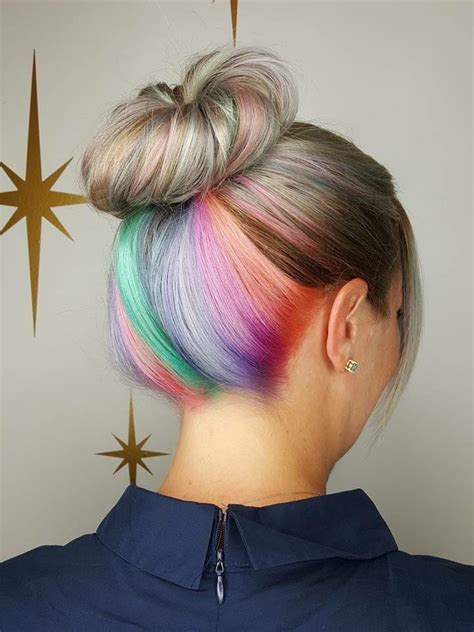 the 25 best dye underneath hair ideas on pinterest blue hair