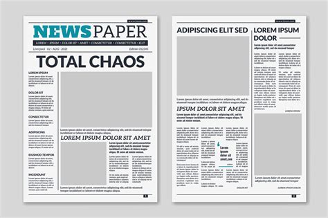 newspaper template column articles  newsprint background pressed p