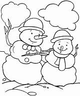 Snowman Colorat Zapada Snowmen Planse Omul 2aa0 Bestcoloringpages Dancing Oameni Snowflakes sketch template