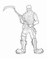 Fortnite Trooper Skull Harvesting sketch template