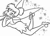 Clochette Vole Tinkerbell sketch template