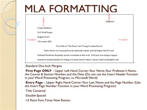 mla format explained printable templates