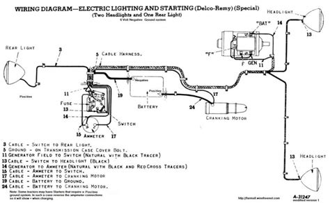 farmall   volt wiring diagram lace art
